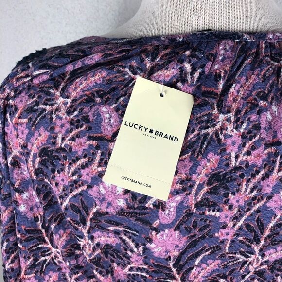 NWT Lucky Brand Long Sleeve Tunic Size M - Picture 6 of 8